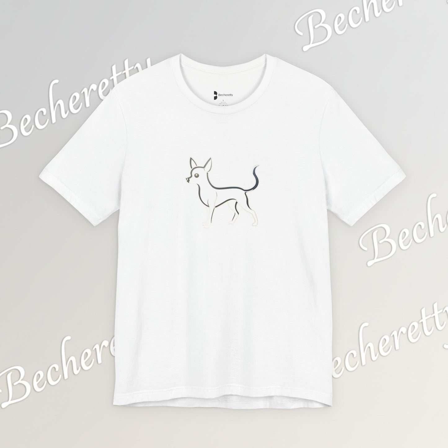 The Minimalist Muse: Chihuahua Line Art Tee Becheretty - "dog lovers"— less is often much more.