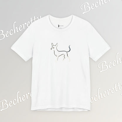 The Minimalist Muse: Chihuahua Line Art Tee Becheretty - "dog lovers"— less is often much more.