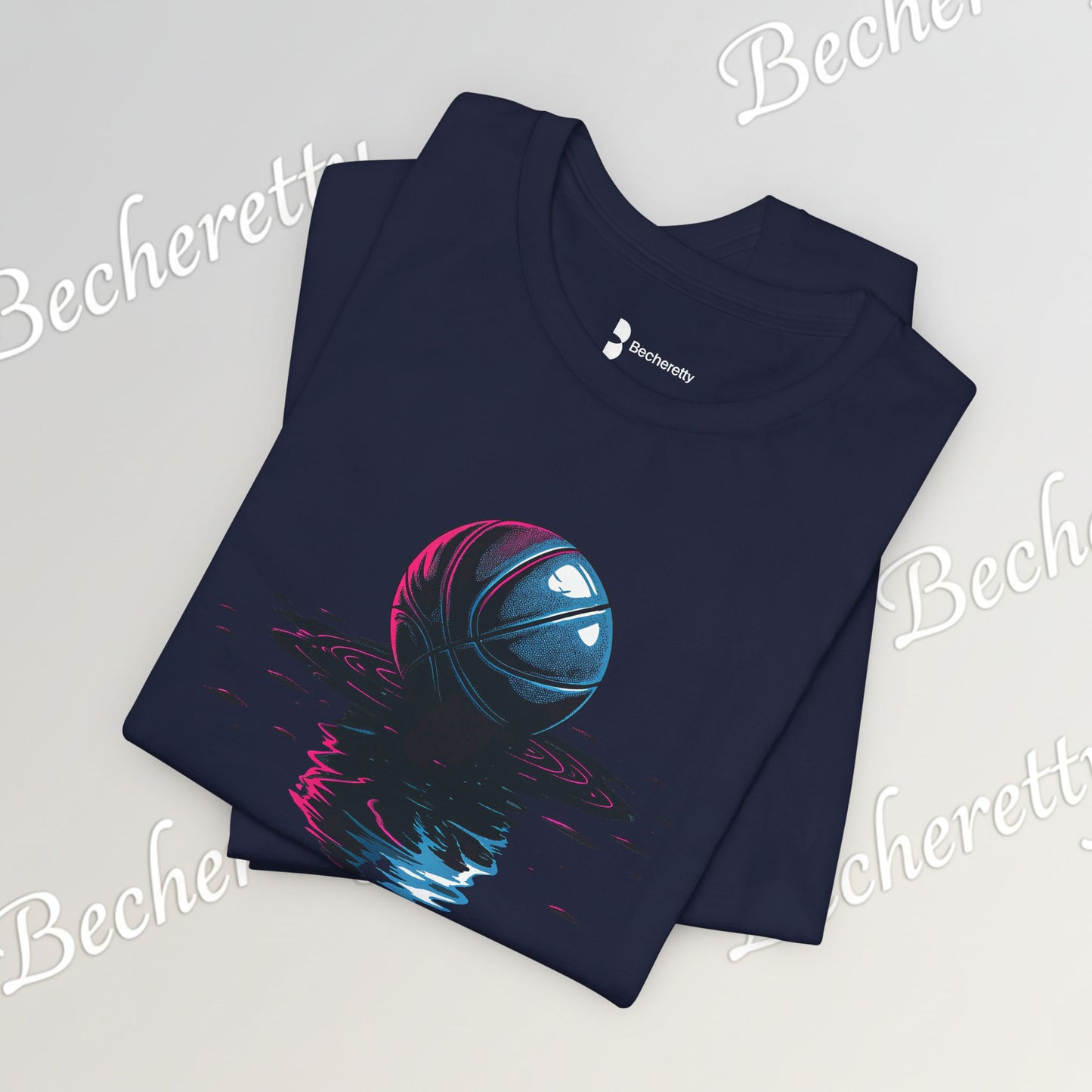 Abstract Basketball T-Shirt - Art Graphic Becheretty - Perfect gift for Basketball Lovers - Casual Wear