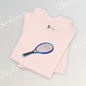 Vintage Tennis Racket  T'Shirt - Art Graphic Becheretty - Tennis Enthusiasts - Casual Wear