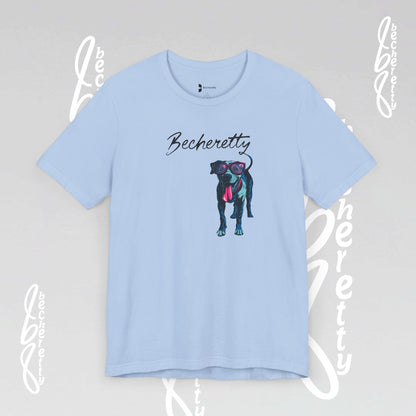 Dog Lovers T-Shirt Unisex - Art Graphic Becheretty - Unique Pet Apparel - Casual Wear