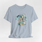 Dog Lovers Tee "Frenchie" Art Graphic Becheretty - Special gift for French Bulldog owners - Casual Wear