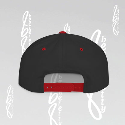 Unique Ghost Headphones Flat Bill Snapback Hat - Art Graphic Becheretty