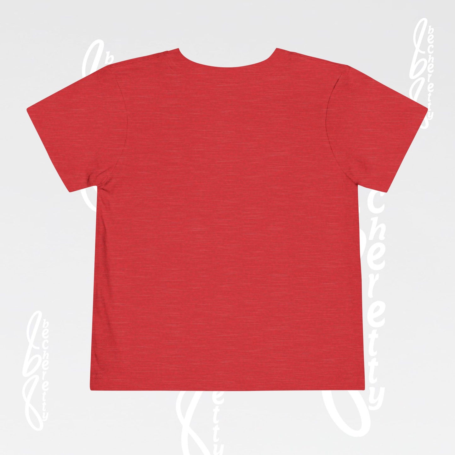 Toddler Tee – Cute Cartoon Abstract - Becheretty Minimalist Art Graphic - Colorful Playful Character T-Shirt