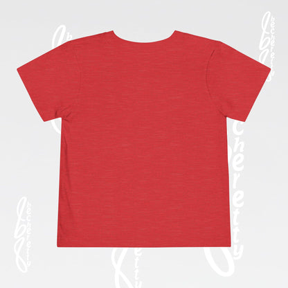 Toddler Tee – Cute Cartoon Abstract - Becheretty Minimalist Art Graphic - Colorful Playful Character T-Shirt