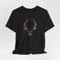 Art Graphic  Necklace "Mystic Orb" Minimalist Tee Becheretty - Wearable Art work - Unique design