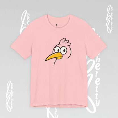 Artistic Minimalist Graphic Becheretty T-shirt - Inspired by a child's drawing - Every Mind Can Fly - Celebrating Neurodiversity.