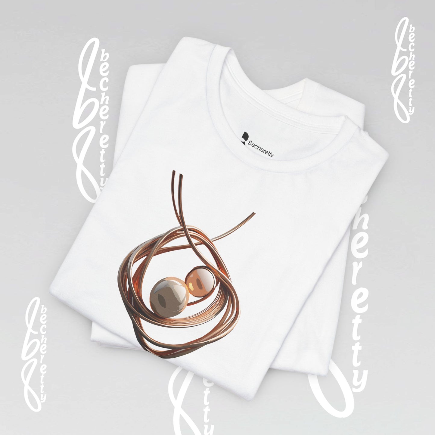 Art Lovers - Necklace t-Shirt Becheretty Casual Wear,  Everyday Fashion - Unique Style, Graphic T-Shirt