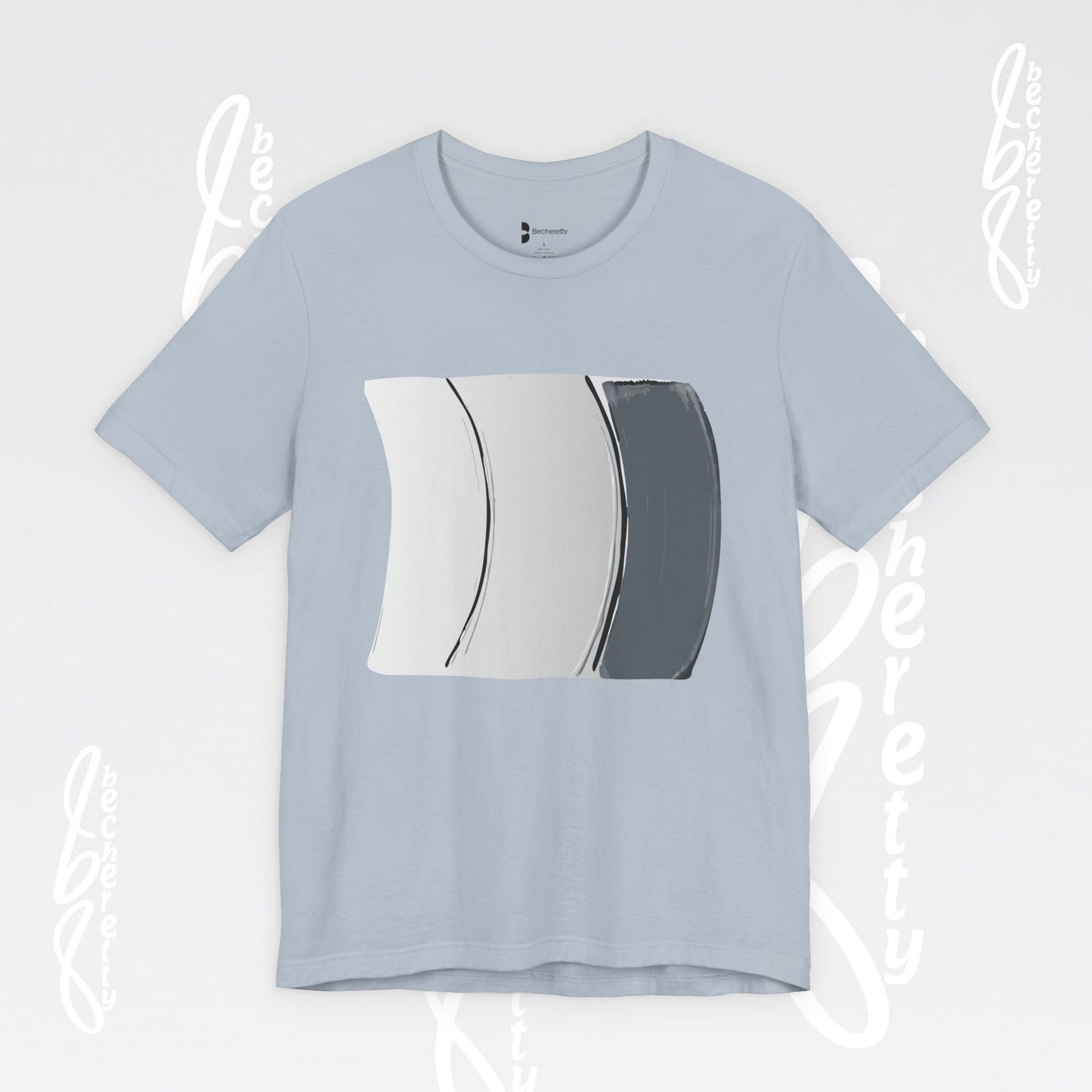 Modern Minimalist Becheretty design - Unisex Tee - Stylish Graphic - Summer - Casual Wear