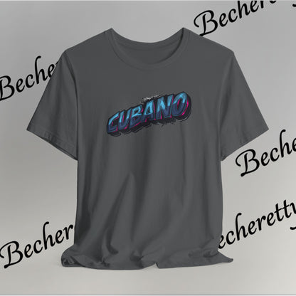 Graphic Tee "Cubano" Minimalist Art Graphic Becheretty - T-shirt that expresses confidence - Casual Wear