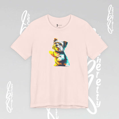 Yorkshire Graphic T-Shirt Becheretty - Artistic Design - Perfect gift for Yorkie Lovers - Casual Wear