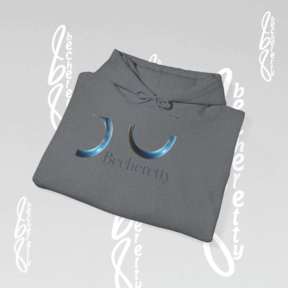 Graphic Hooded - Minimalist Design Becheretty - Broken Vector Line - Unisex