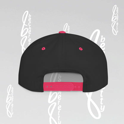 Unique Ghost Headphones Flat Bill Snapback Hat - Art Graphic Becheretty