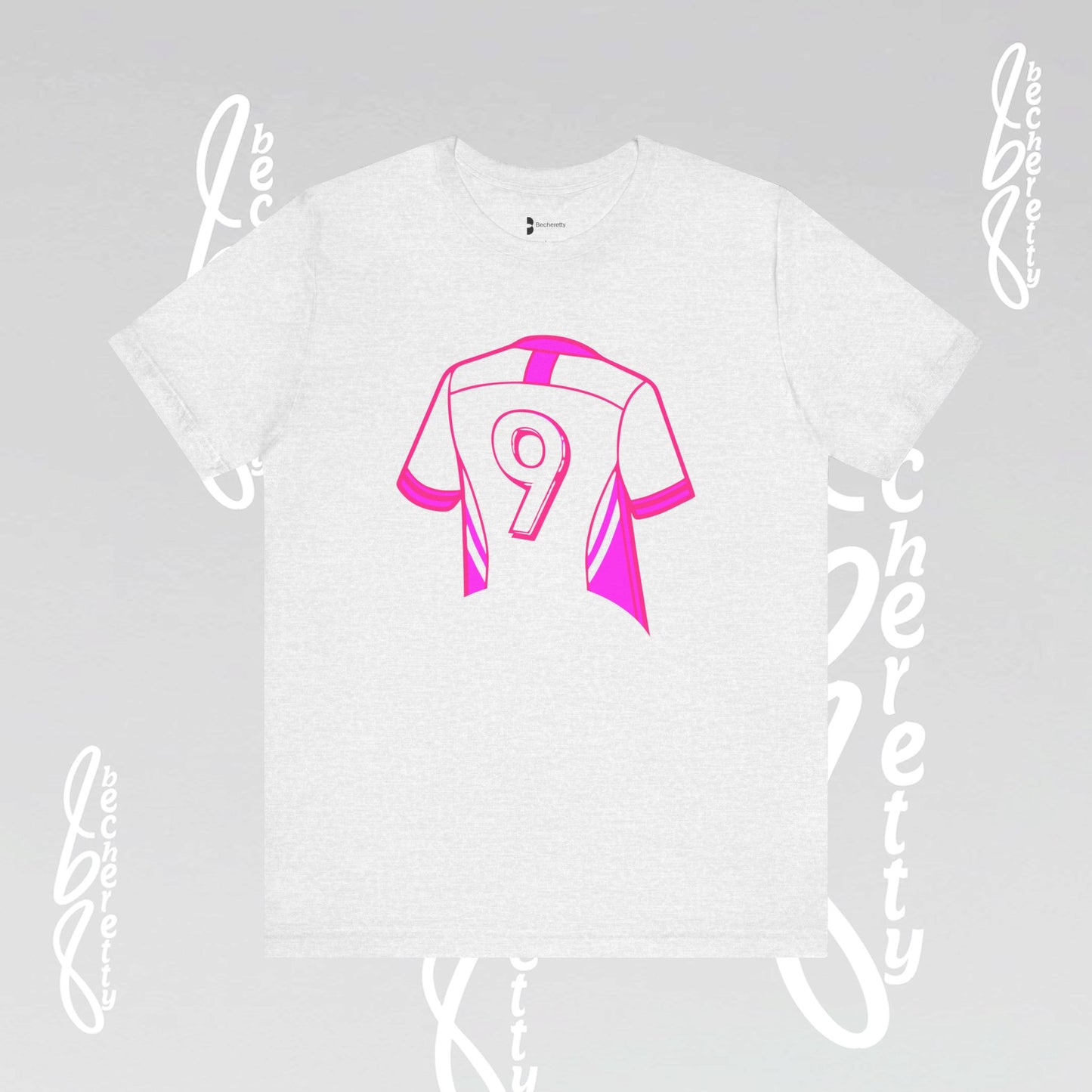 T-Shirt Number 9 - GOAL- Art Graphic Becheretty - Perfect Gift for Soccer Lovers - Casual Wear