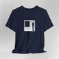Cubist Portal Premium Tee - Minimalist Art Graphic Becheretty - Design that merges architectural precision and abstract expressionism.