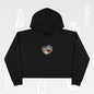 Modern Art Crop Hoodie with Unique Design, Trendy Sweatshirt for Casual Wear, Gift for Art Lovers, Stylish Comfort for Everyday