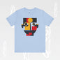 Abstract Geometric Face T-Shirt — Modern Cubist Art Tee