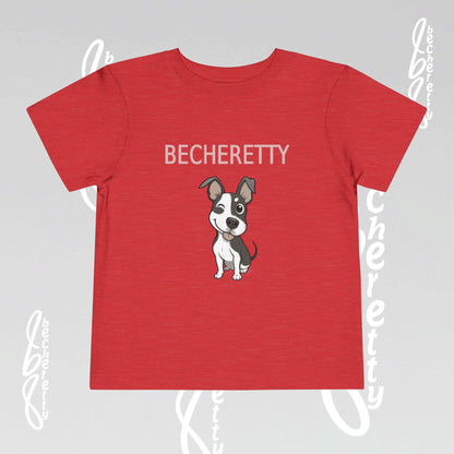 Toddler T-Shirt - Cheerful Winking Frenchie Doggy - Great choice for birthdays, playdates, and everyday wear.