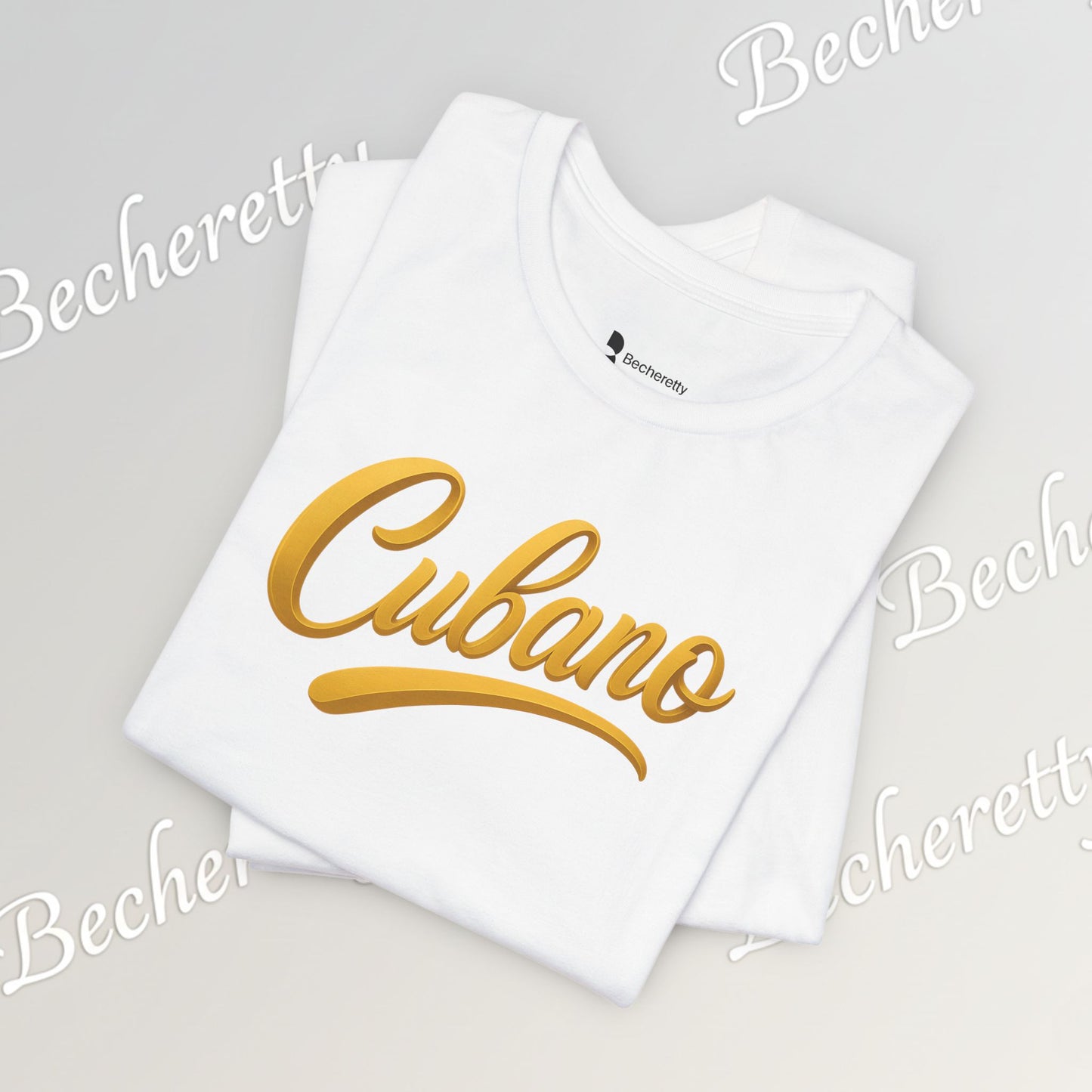 Graphic Tee "Cubano" Minimalist Art Graphic Becheretty - T-shirt that expresses confidence - Casual Wear
