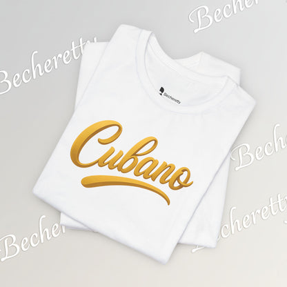 Graphic Tee "Cubano" Minimalist Art Graphic Becheretty - T-shirt that expresses confidence - Casual Wear