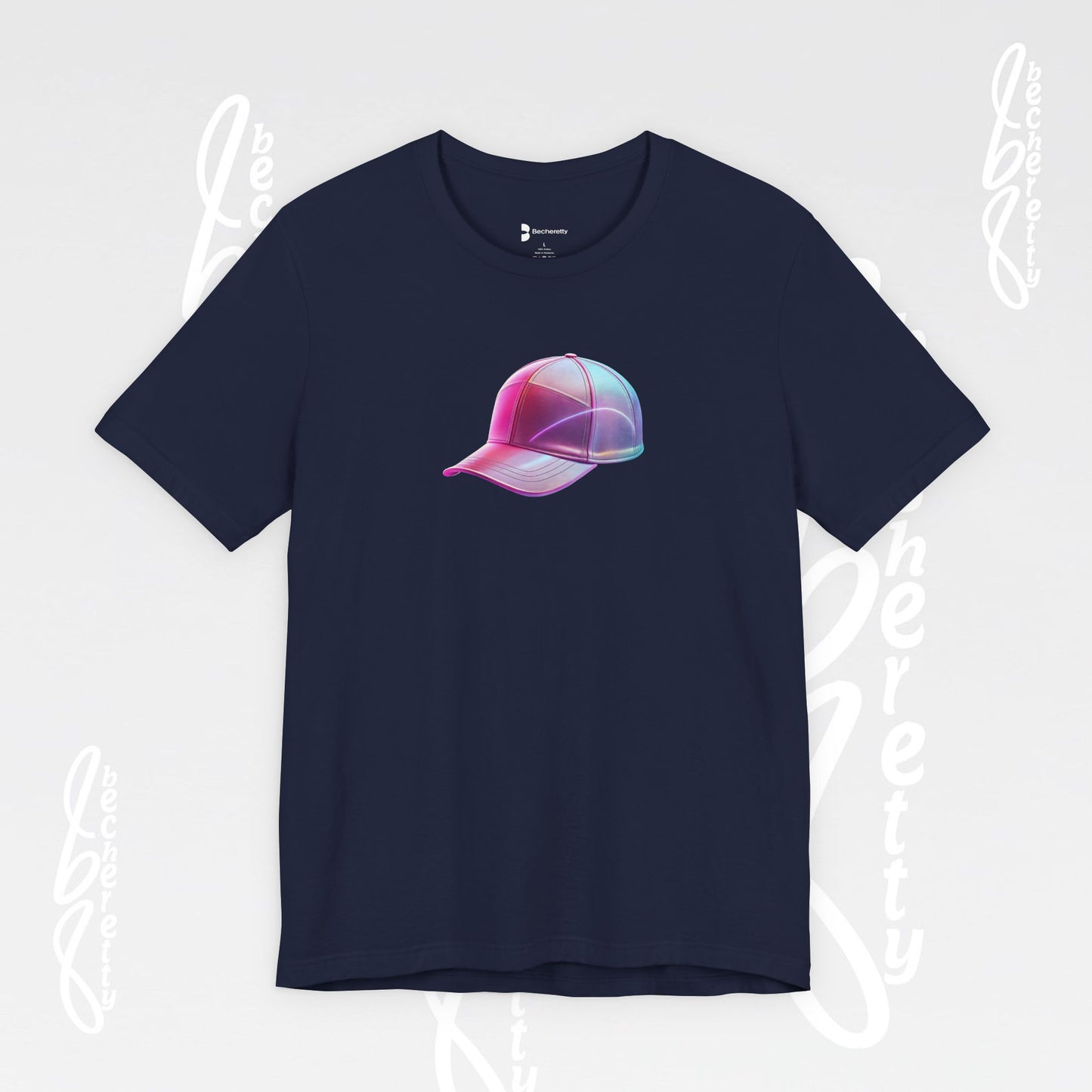 Graphic Tee - Colorful Cap Artistic Design Becheretty - Fun and Vibrant Vibe - Casual Wear