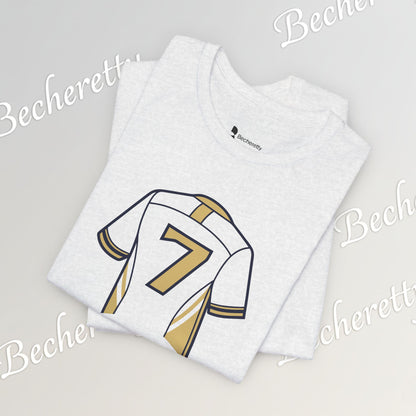 T-shirt - Number 7 GOAL - Art Graphic Minimalist Becheretty - Casual Wear - Team Spirit