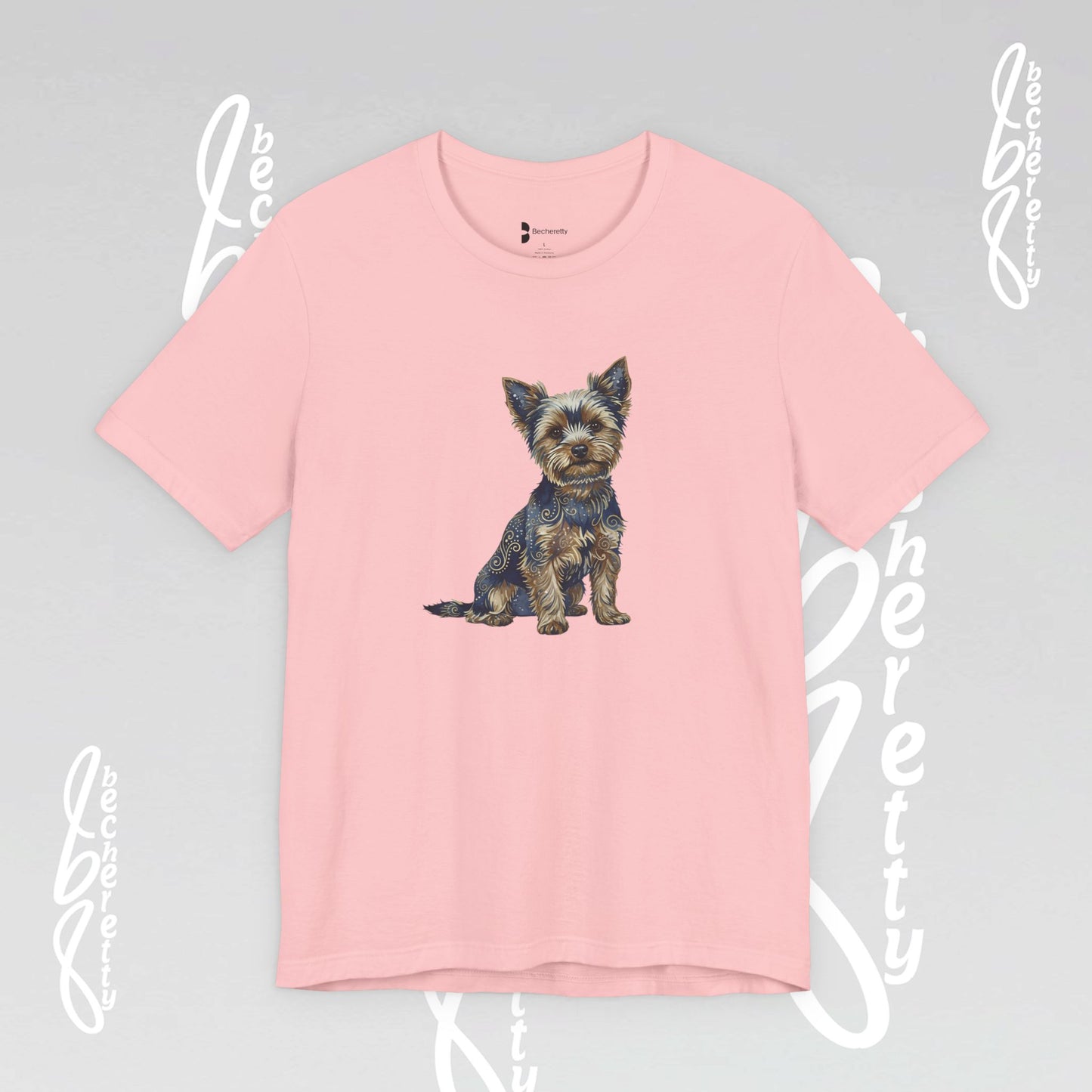 Yorkie T'Shirt - Art Graphic Becheretty - Perfect gift for Pets Lovers - Casual Wear