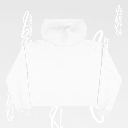 Crop Hoodie - Abstract Brush Stroke Arch - Art Graphic Becheretty - Stylish and Modern - Casual Wear