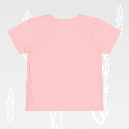 Toddler Tee – Cute Cartoon Abstract - Becheretty Minimalist Art Graphic - Colorful Playful Character T-Shirt