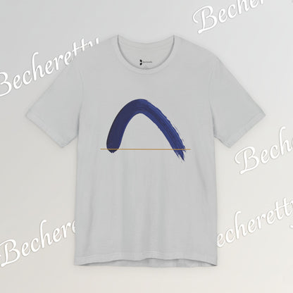 The Horizon Arc | Minimalist Brushstroke Tee - Art Graphic Becheretty - Exclusive series focused on clean, intentional art.