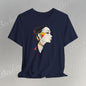 Abstract Profile Art Tee Becheretty — Minimal Geometric Woman Portrait T-Shirt