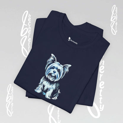 Yorkie Graphic T'Shirt Becheretty - Perfect gift for Pets Lovers - Casual Wear