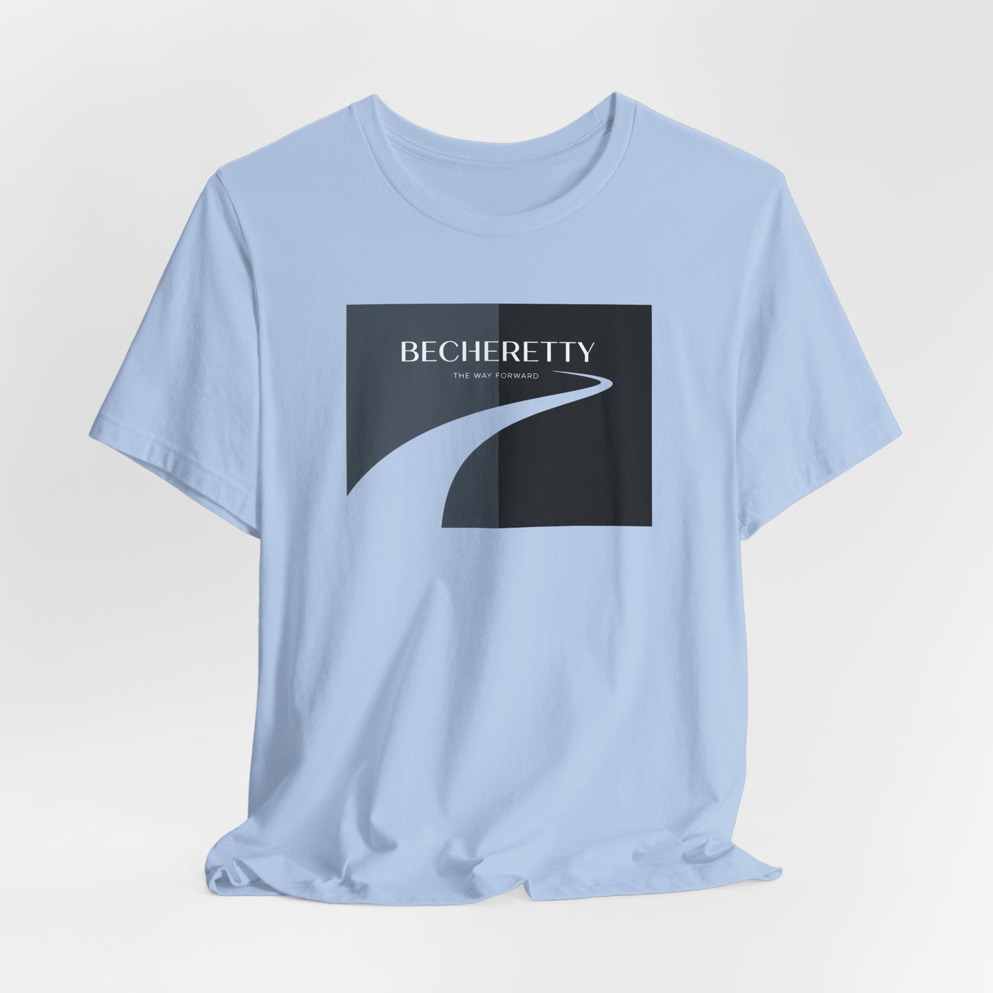 The Way Forward | Minimalist Cubist Graphic Tee Becheretty - Casual Wear, Gift Idea, Streetwear, Everyday Comfort
