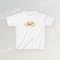 Artistic "Golden Bike" Tee Becheretty - Perfect for Sports Fans, Birthday Gifts, Playdates, Summer Fun