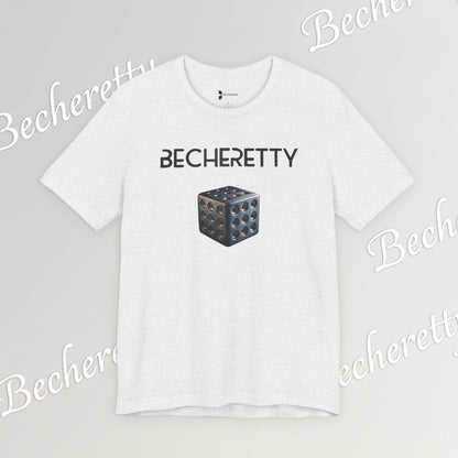 Becheretty Cube T-Shirt – Minimalist Geometric Graphic Art Expression - Casual wear - Gamers Gift