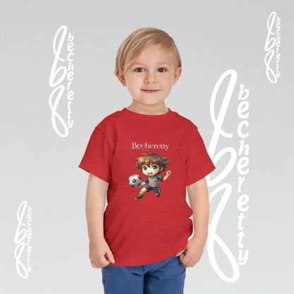 Toddler T'Shirt - Fun Graphic Becheretty - Perfect for Soccer Lovers - Kids Casual Wear