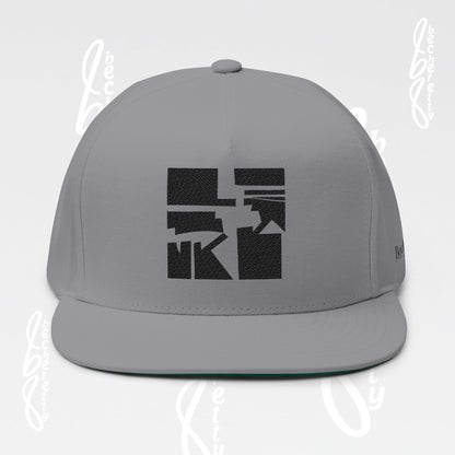 Baseball Cap - Art Graphic Becheretty - Stylish Embroidered Flat Bill Cap for Trendsetters