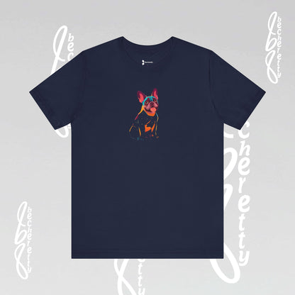 French Bulldog - T-Shirt - Artistic Graphic Design Becheretty - Unisex - Perfect Gift Dogs Lovers