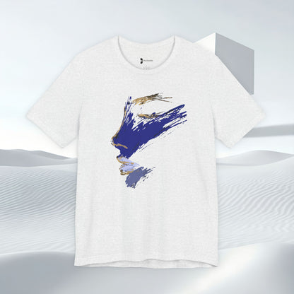 Midnight Motion Abstract Brushstroke T-Shirt — Original Art Minimalist Becheretty