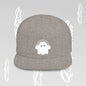 Unique Ghost Headphones Flat Bill Snapback Hat - Art Graphic Becheretty