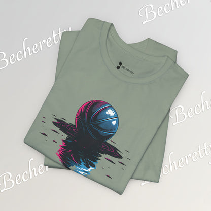 Abstract Basketball T-Shirt - Art Graphic Becheretty - Perfect gift for Basketball Lovers - Casual Wear