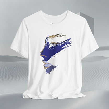 Midnight Motion Abstract Brushstroke T-Shirt — Original Art Minimalist Becheretty