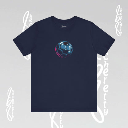 Artistic Soccer Ball T-Shirt - Becheretty Art Graphic - Active Lifestyle / Casual Wear