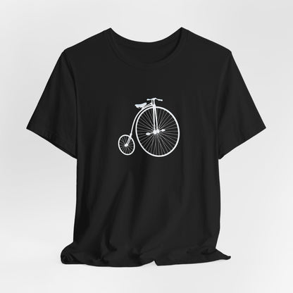 Penny-Farthing Vintage Bicycle Tee - Graphic Minimalist Tee Becheretty - Perfect T-Shirt for Cycling Enthusiasts, Casual wear