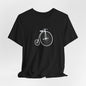 Penny-Farthing Vintage Bicycle Tee - Graphic Minimalist Tee Becheretty - Perfect T-Shirt for Cycling Enthusiasts, Casual wear