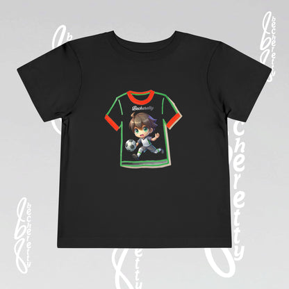 Toddler T-Shirt - Perfect for Soccer Lovers - Dynamic Graphic Becheretty - Stylish Kids Wear