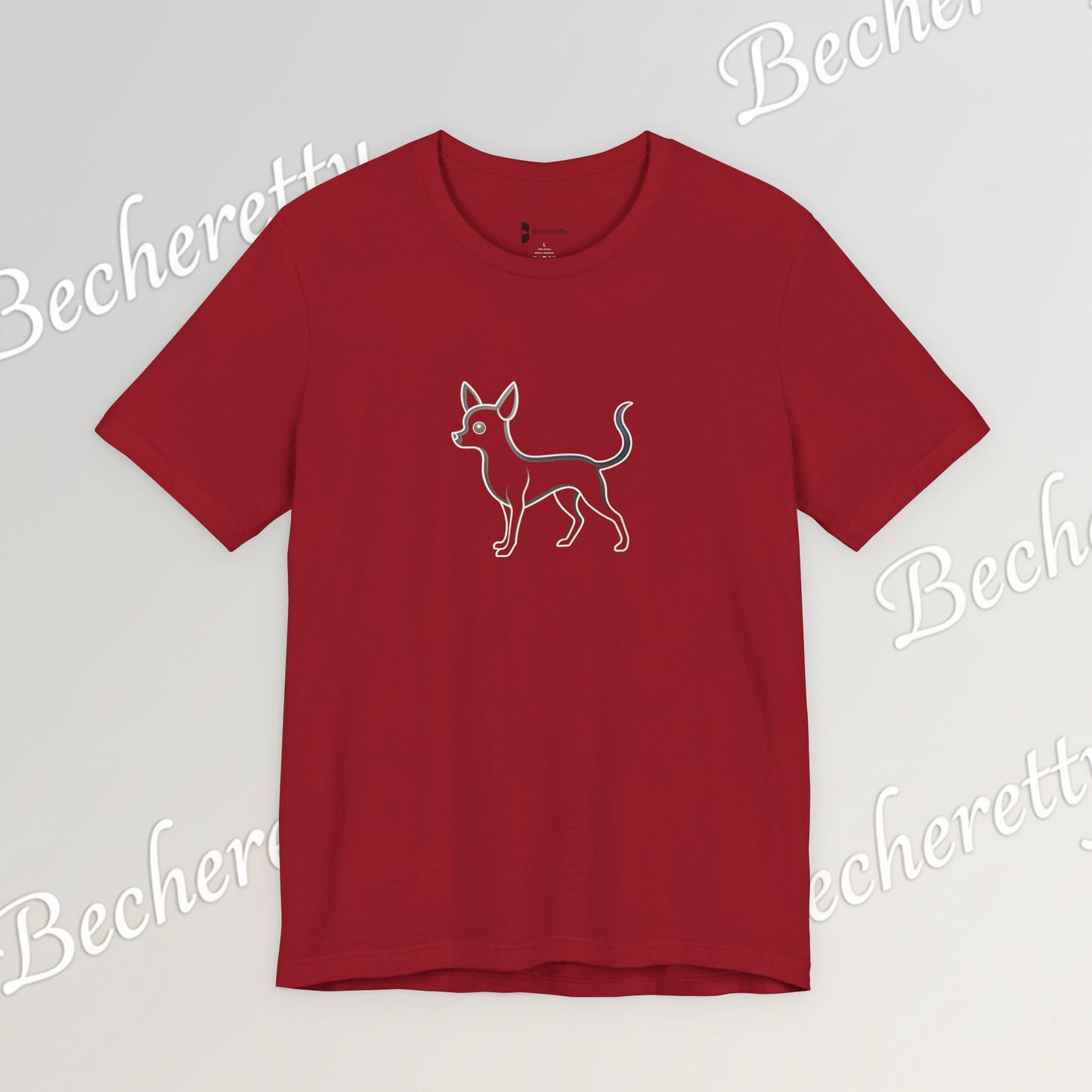 The Minimalist Muse: Chihuahua Line Art Tee Becheretty - "dog lovers"— less is often much more.