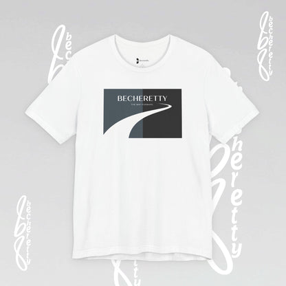 Short Sleeve Tee with Modern Minimalist Design Becheretty - Casual Wear, Gift Idea, Streetwear, Everyday Comfort