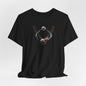 Abstract Orbital Necklace Tee - Art Graphic Minimalist Becheretty - Wearable artwork