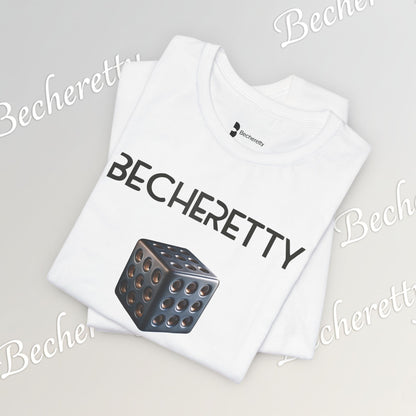 Becheretty Cube T-Shirt – Minimalist Geometric Graphic Art Expression - Casual wear - Gamers Gift